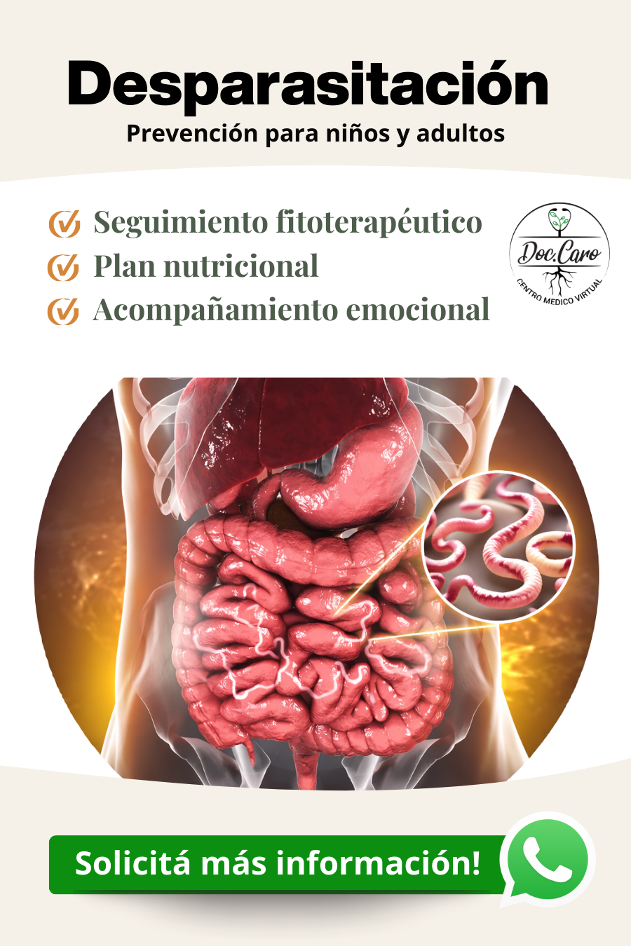 Plan Desparasitación - Doc.Caro Centro Médico Virtual