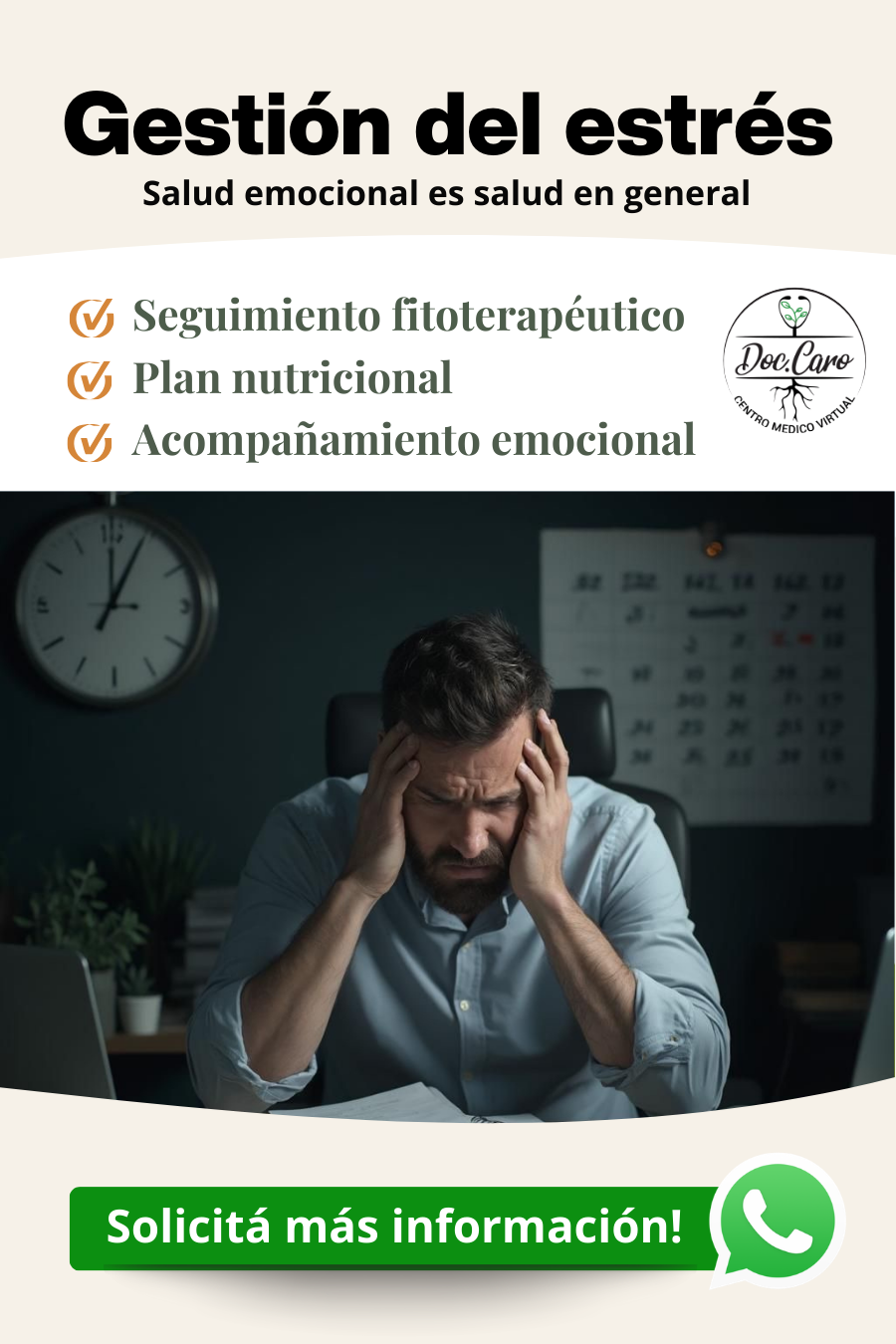 Plan Gestión del Estrés - Doc.Caro Centro Médico Virtual