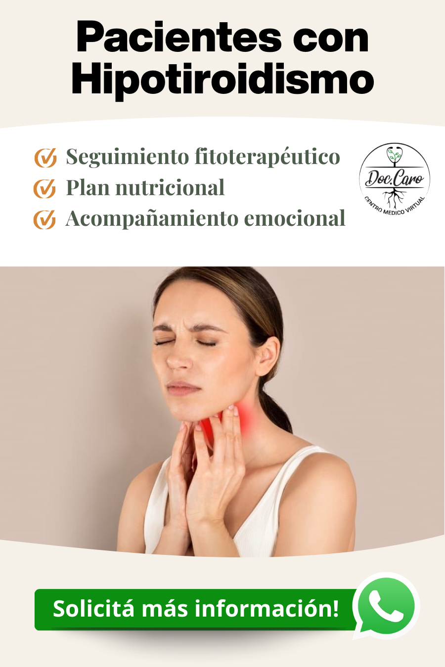 Plan Pacientes con Hipotiroidismo - Doc.Caro Centro Médico Virtual
