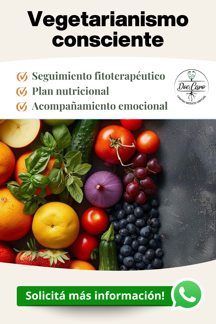 Plan Vegetarianismo Consciente - Doc.Caro Centro Médico Virtual